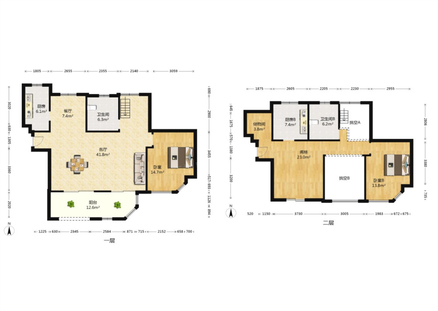 五洲御锦城 4室2厅2卫 187.8m&sup2;
