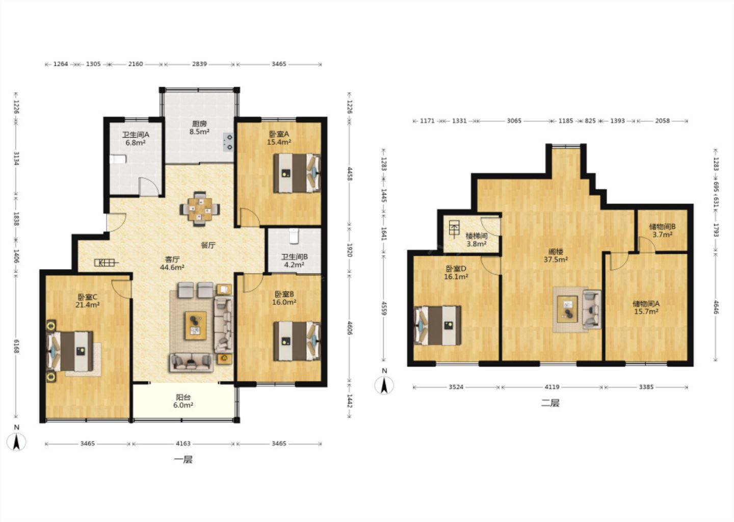 星河湾花园 3室2厅2卫 139.00m&sup2;