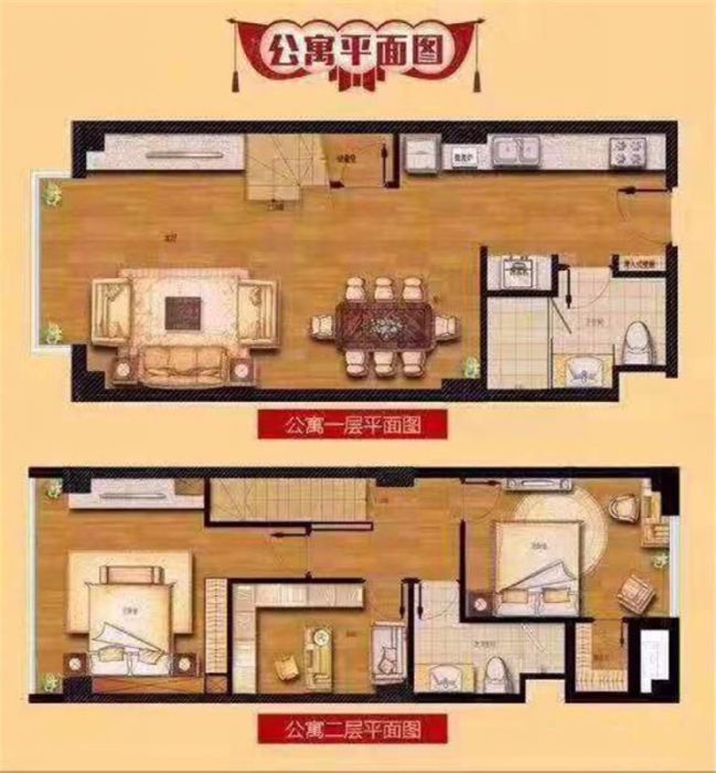 天空之城 2室2厅2卫 102m&sup2;