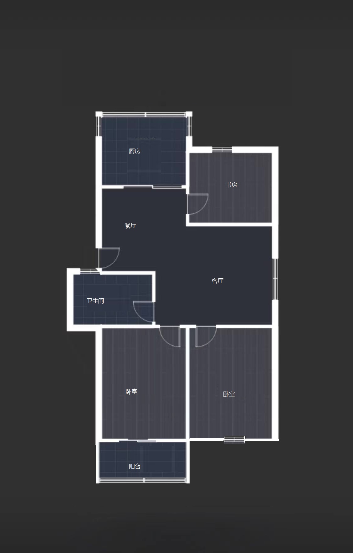 三喜花苑 2室2厅0卫 96.00m&sup2;