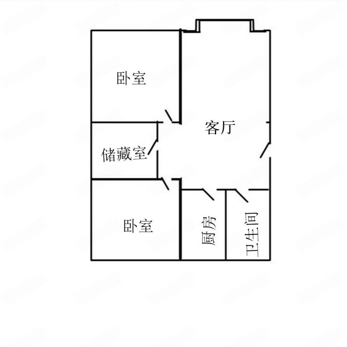 南川园新村 2室1厅1卫 92m&sup2;