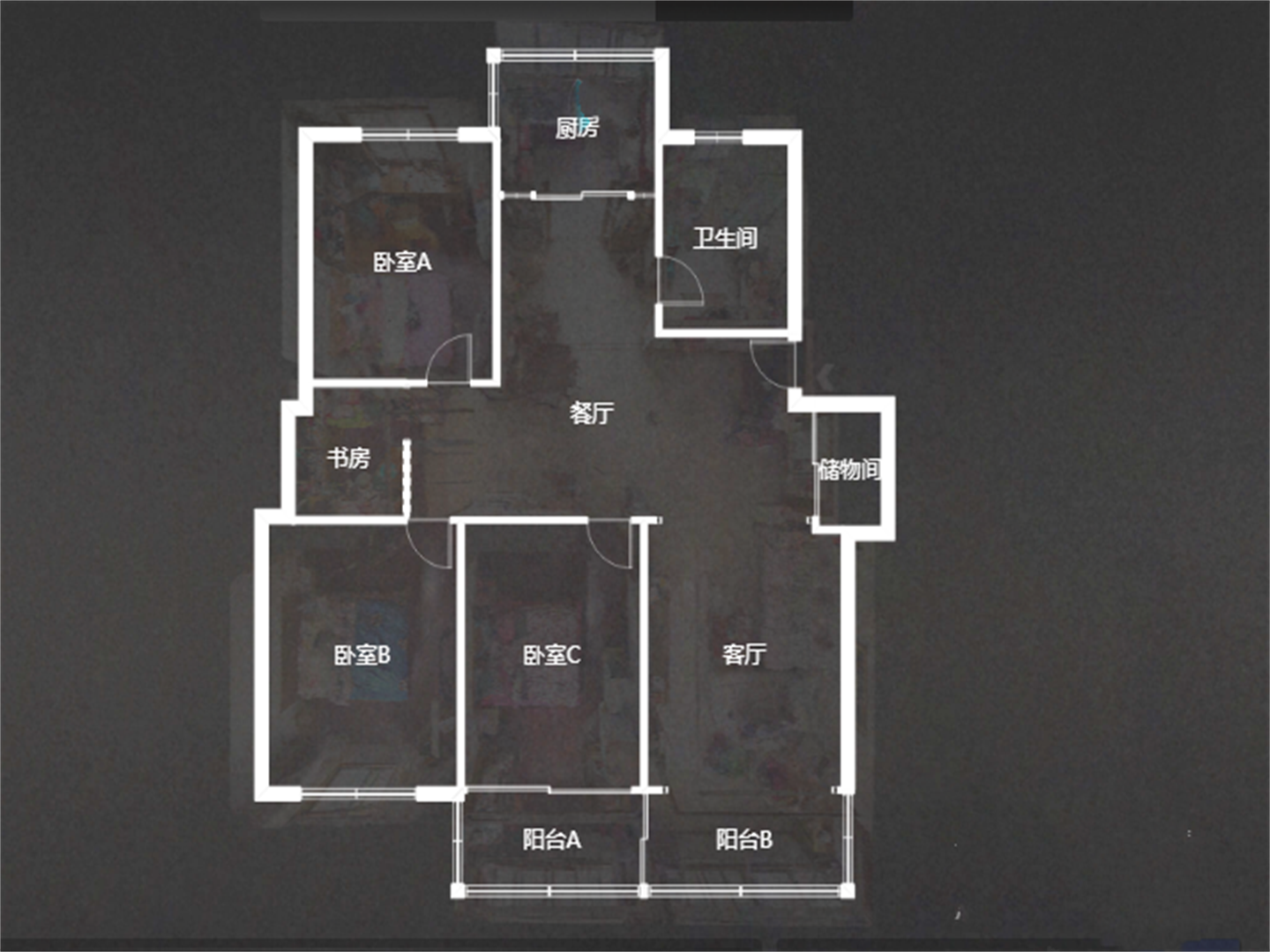 瑞丰花园南区 3室1厅1卫 135m&sup2;