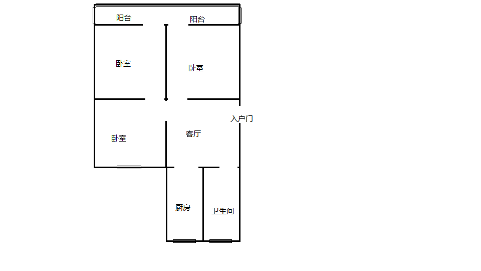光明新村 3室1厅1卫 78.98m&sup2;