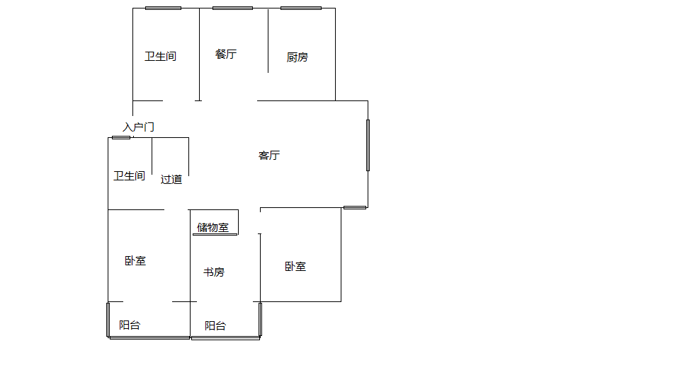 丽茵嘉园 3室2厅1卫 143.55m&sup2;
