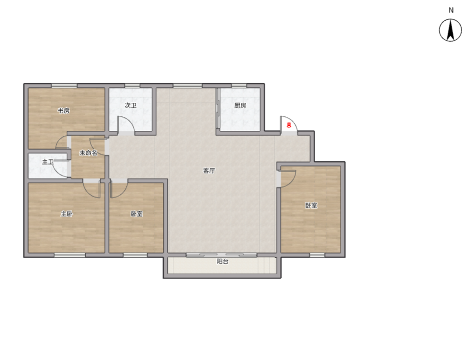 新海通锦绣苑 4室2厅2卫 198.70m&sup2;
