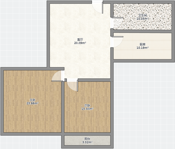北濠桥东村 2室1厅1卫 78m&sup2;