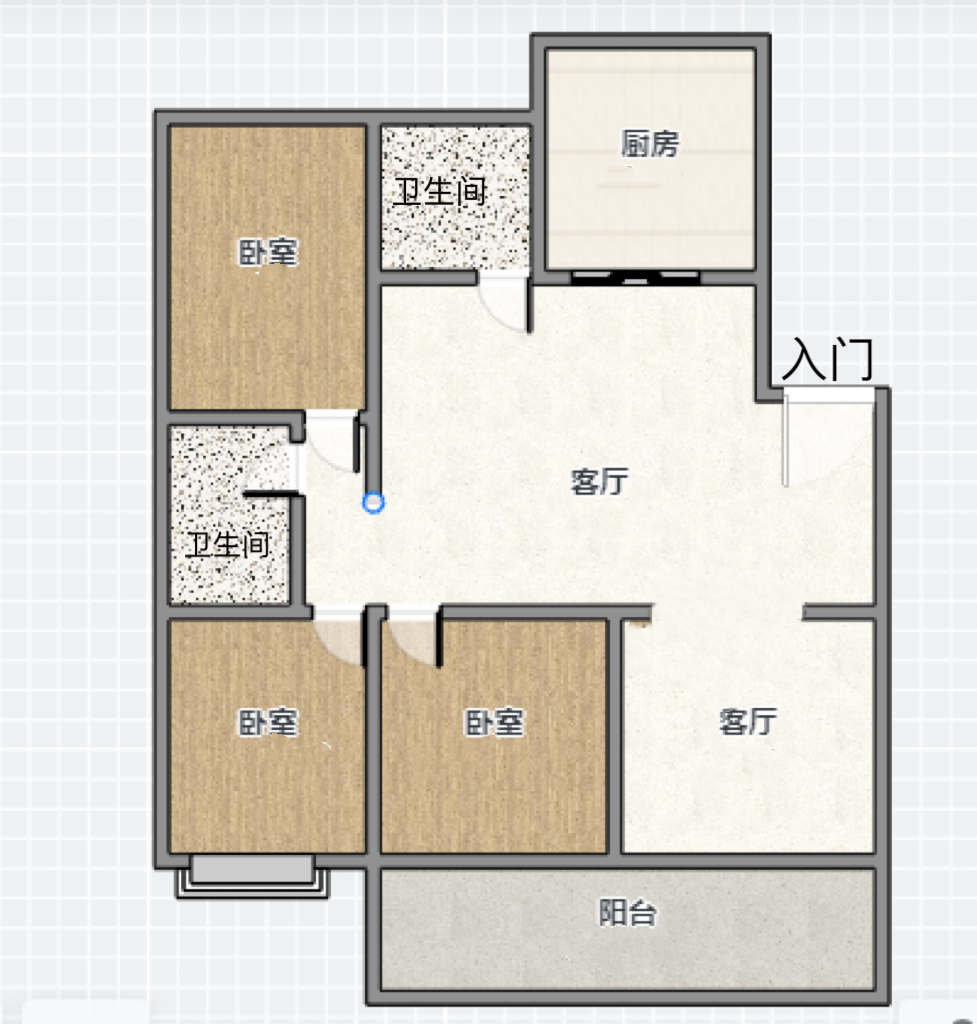 森大蒂花苑 3室2厅2卫 145.5m&sup2;
