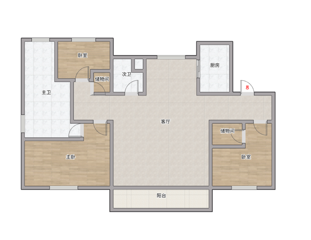 翰林府 4室2厅2卫 220.18m&sup2;