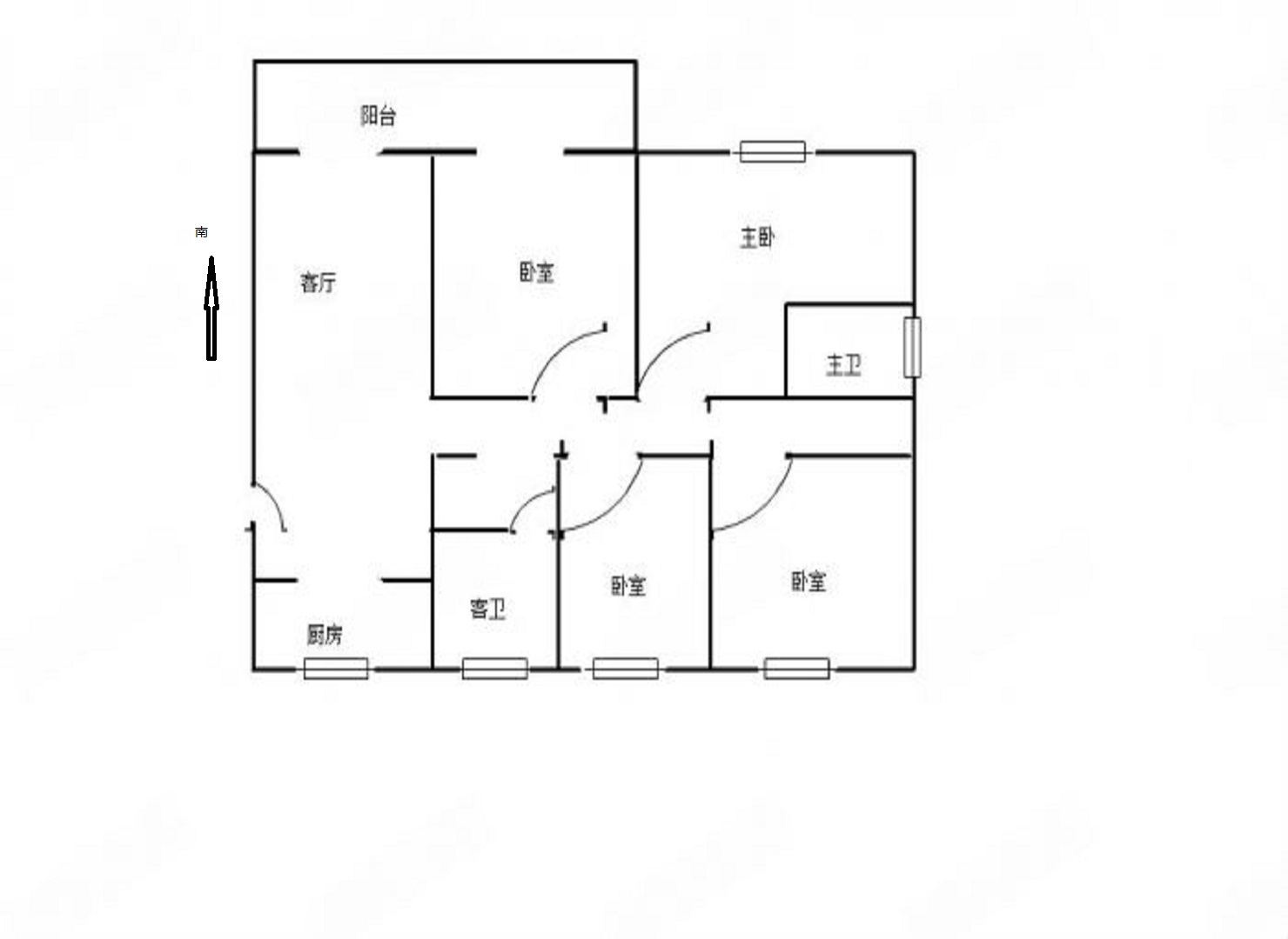 公馆1895 4室2厅2卫 131.55m²