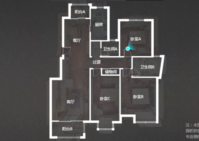 优山美地花园北区 3室2厅2卫 141m&sup2;