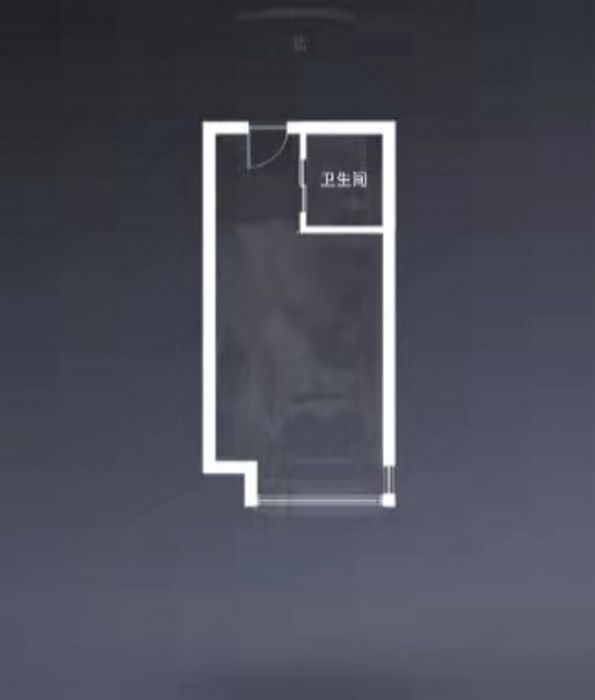 财富商城 1室1厅1卫 38m&sup2;