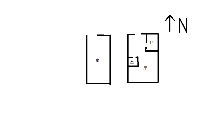 天空之城 1室1厅1卫 41m&sup2;