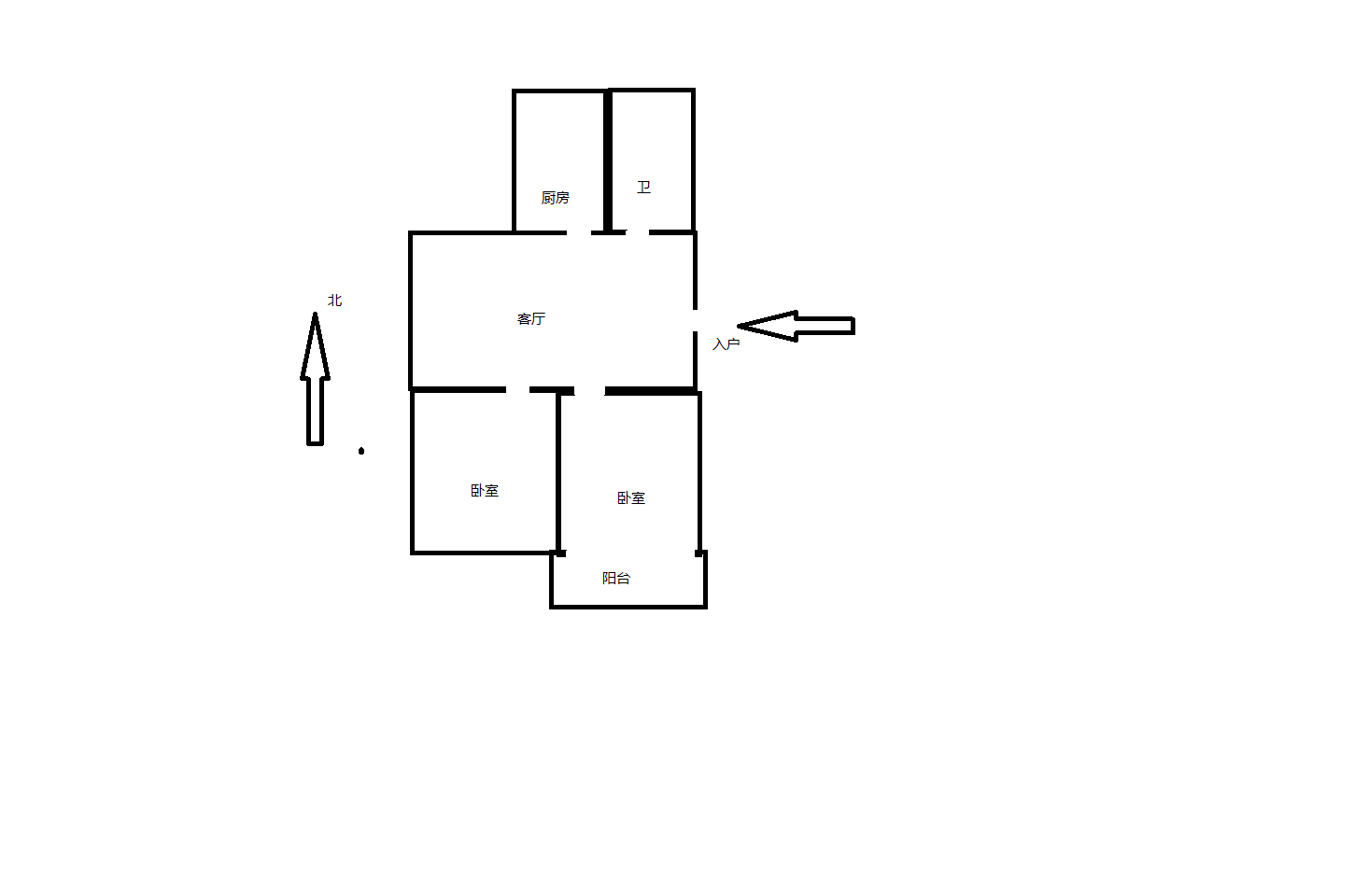 外滩小区 2室1厅1卫 73.16m&sup2;