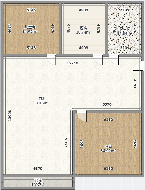 北濠桥东村 3室1厅1卫 138m&sup2;