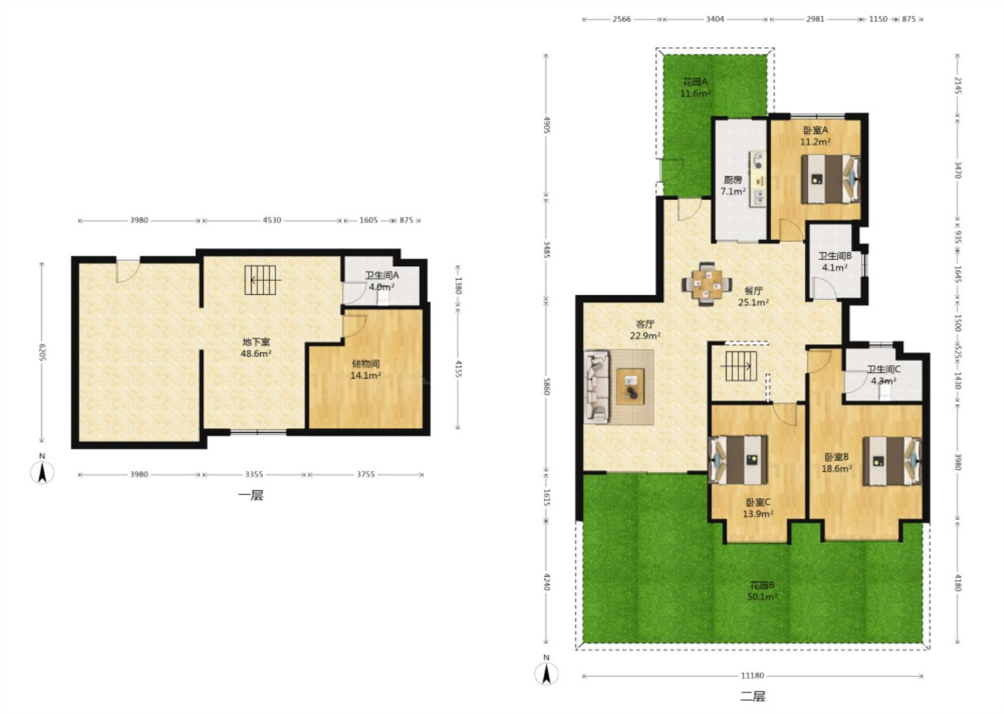 恒大御澜庭 3室2厅2卫 143m&sup2;