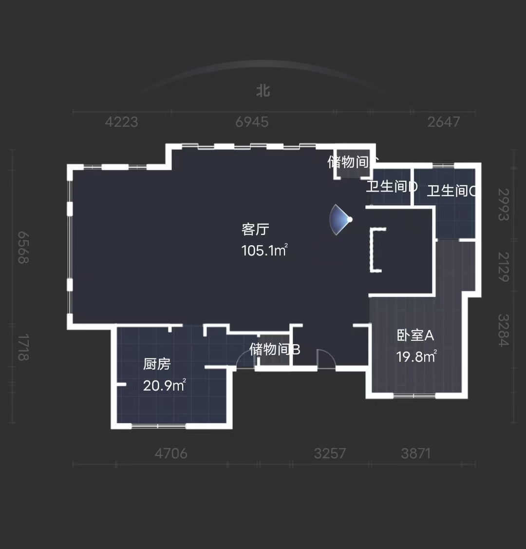 万科有湖（翡翠心湖） 6室3厅5卫 417.00m&sup2;