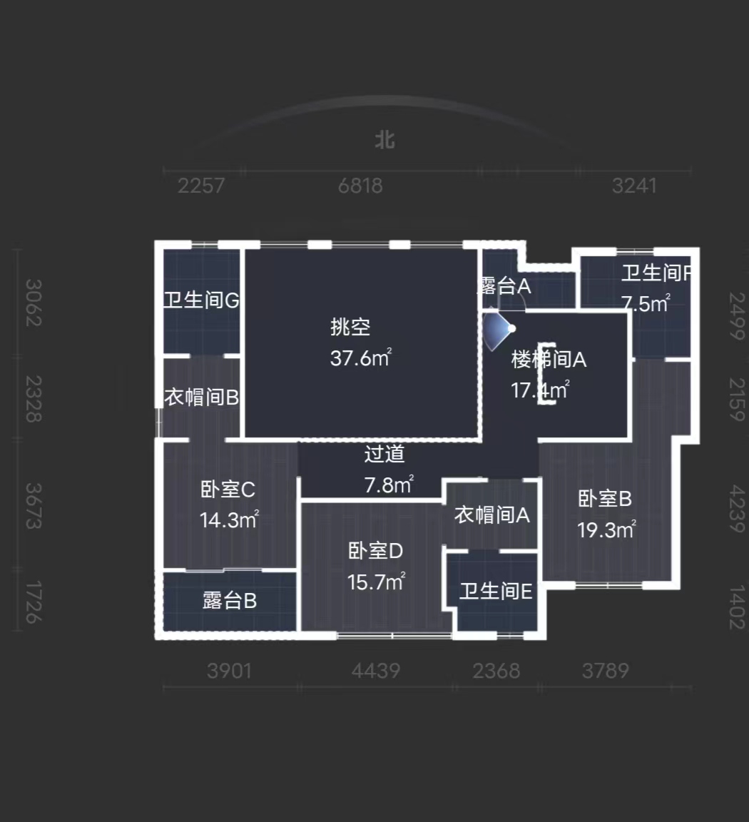 万科有湖（翡翠心湖） 6室3厅5卫 417.00m&sup2;