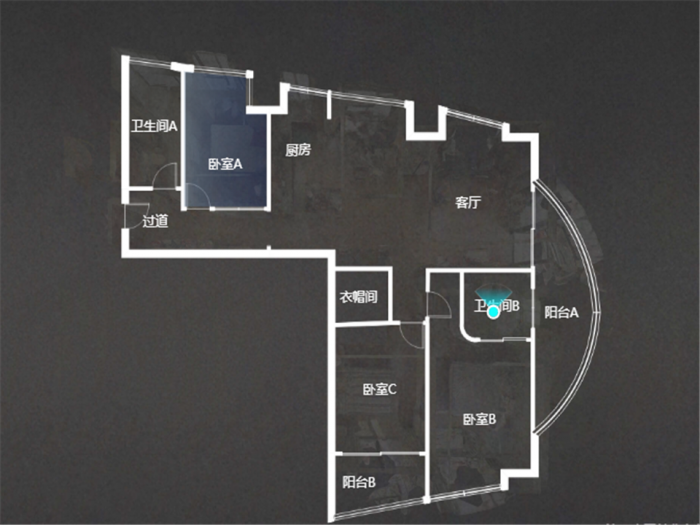 七星花园 3室2厅2卫 144m&sup2;