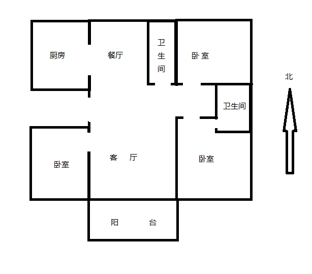 丁香花园 3室2厅2卫 139.81m&sup2;