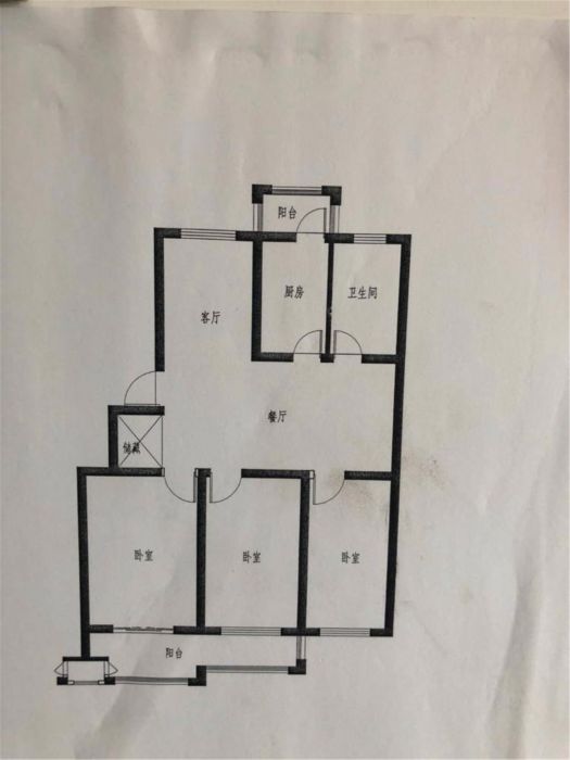 星嘉花园 2室1厅1卫 120m&sup2;