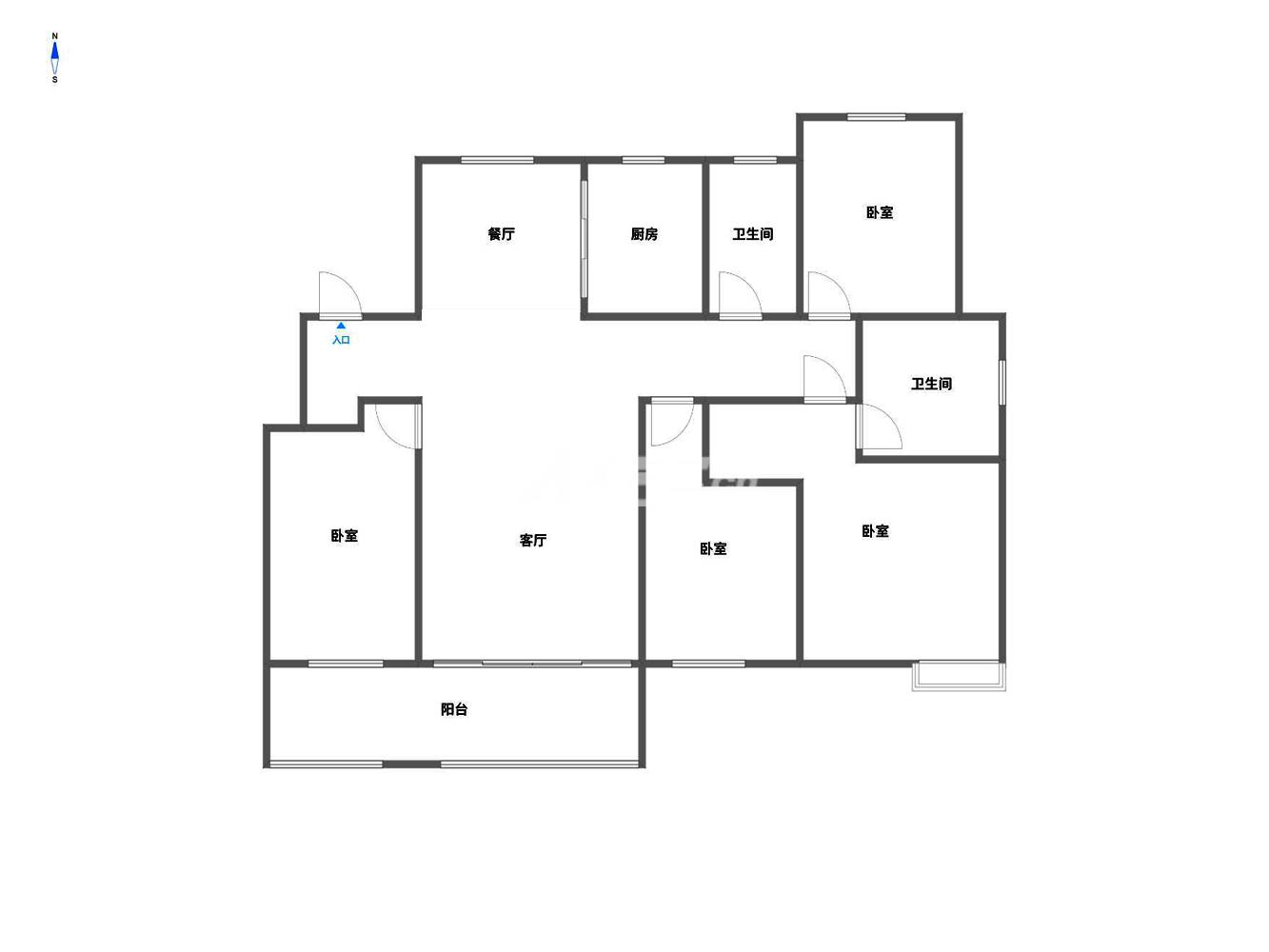 中梁望府 4室2厅2卫 149.67m²