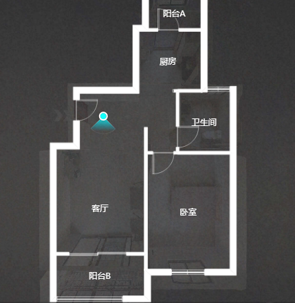 沙家圩花苑 2室1厅1卫 76m&sup2;