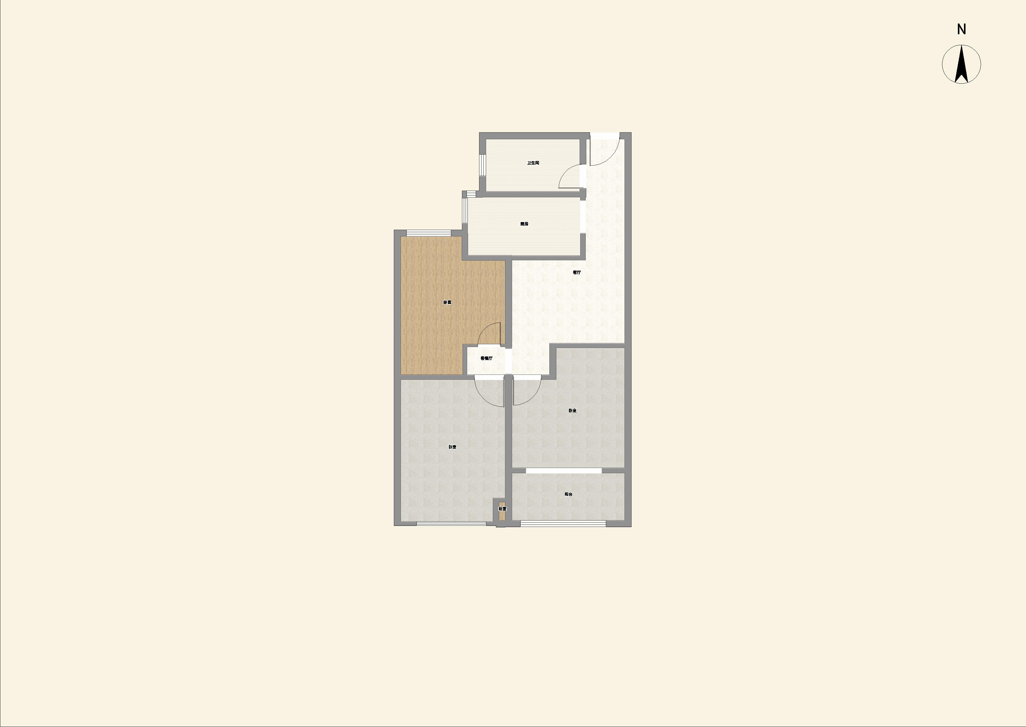 和融&bull;优山美地名邸 2室2厅1卫 88m&sup2;