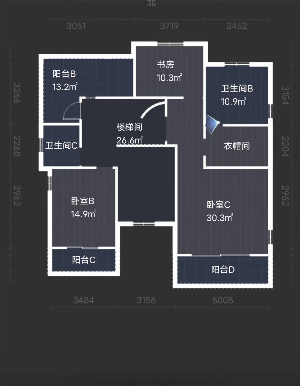 优山美地花园南区 5室2厅4卫 283.00m&sup2;