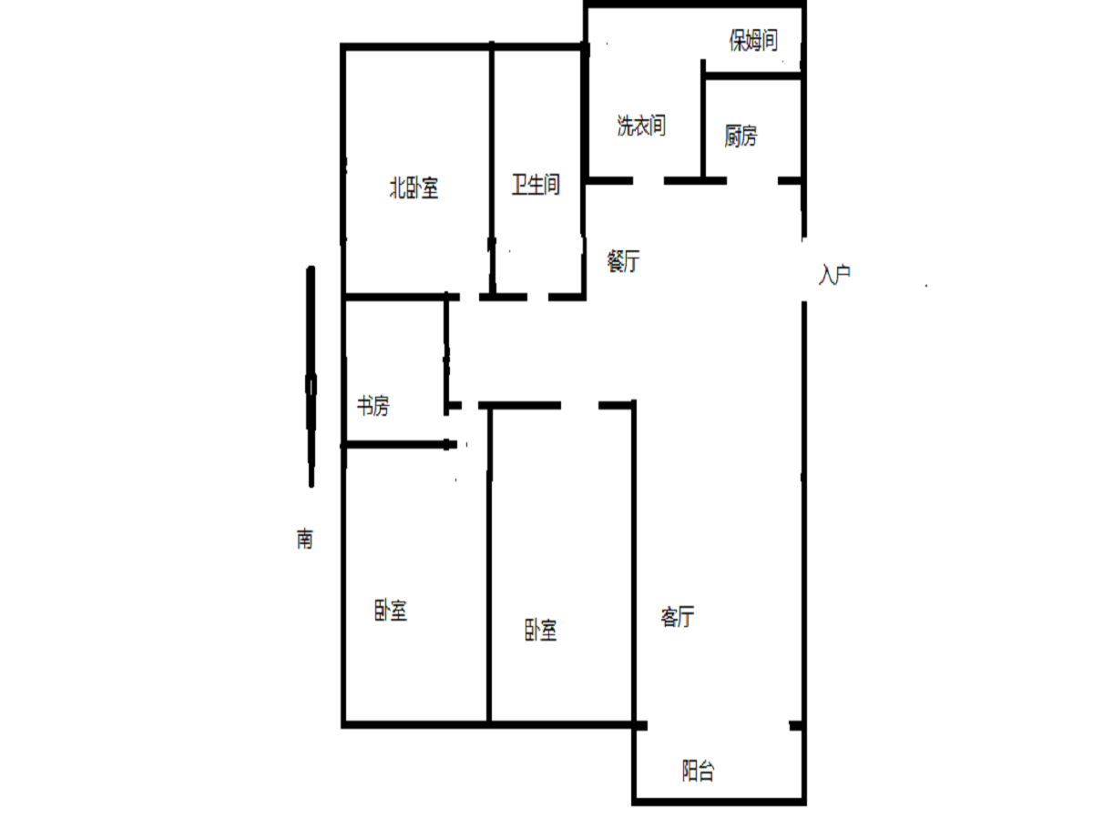 景华城 3室1厅卫 150m&sup2;