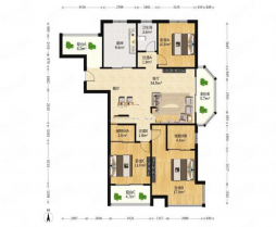 江景国际家园北区 3室1厅1卫 143m&sup2;