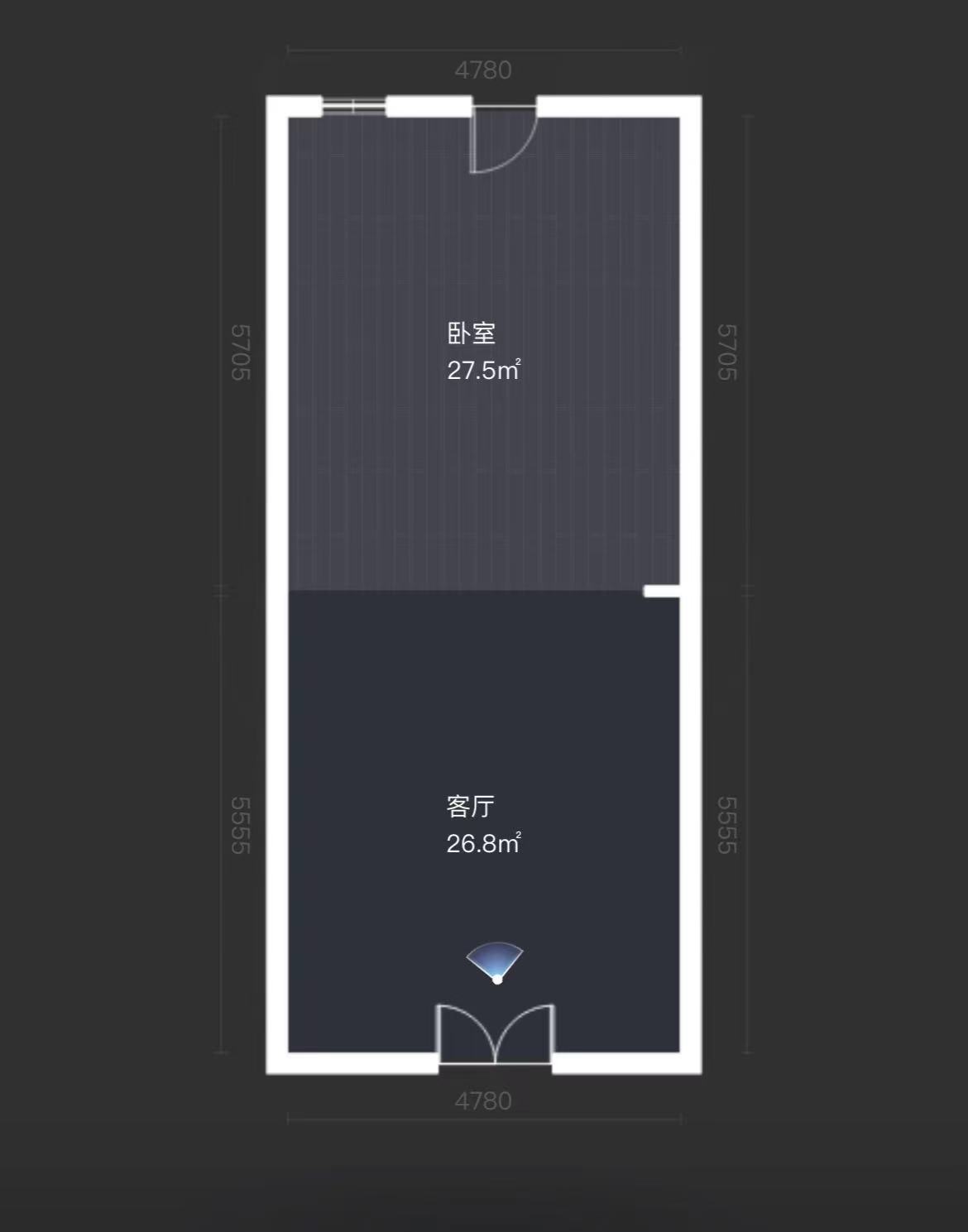 碧桂园天玺湾 2室1厅1卫 75m&sup2;