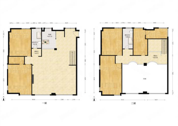 万达华府 3室4厅2卫 115.97m&sup2;