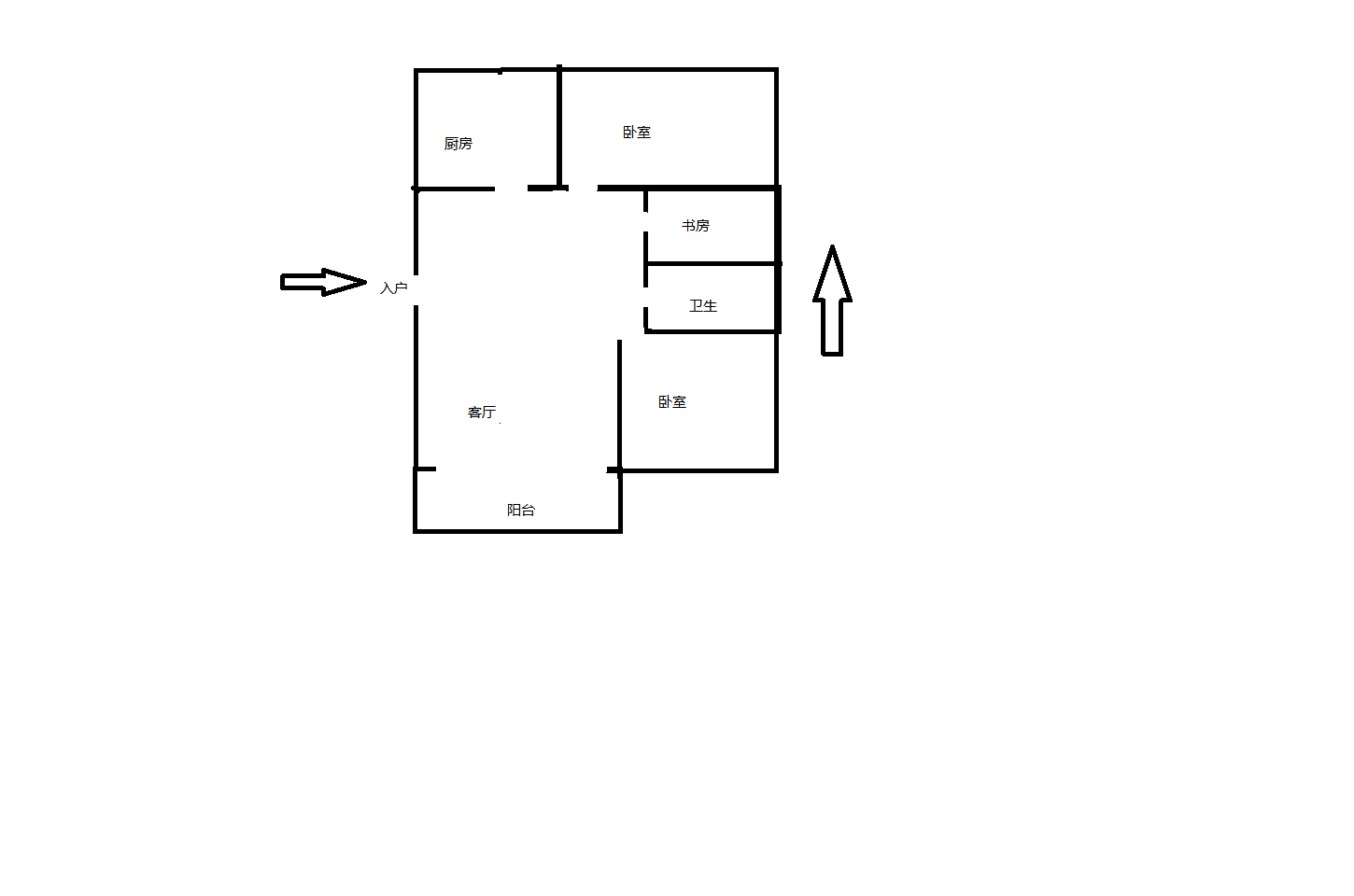 四季绿苑 2室1厅1卫 92m&sup2;