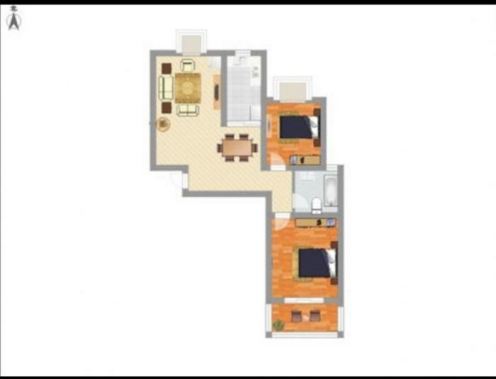 炜赋花苑 2室2厅1卫 91m&sup2;
