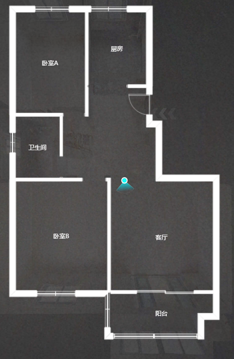 祥麟铭苑 2室2厅1卫 94.00m&sup2;