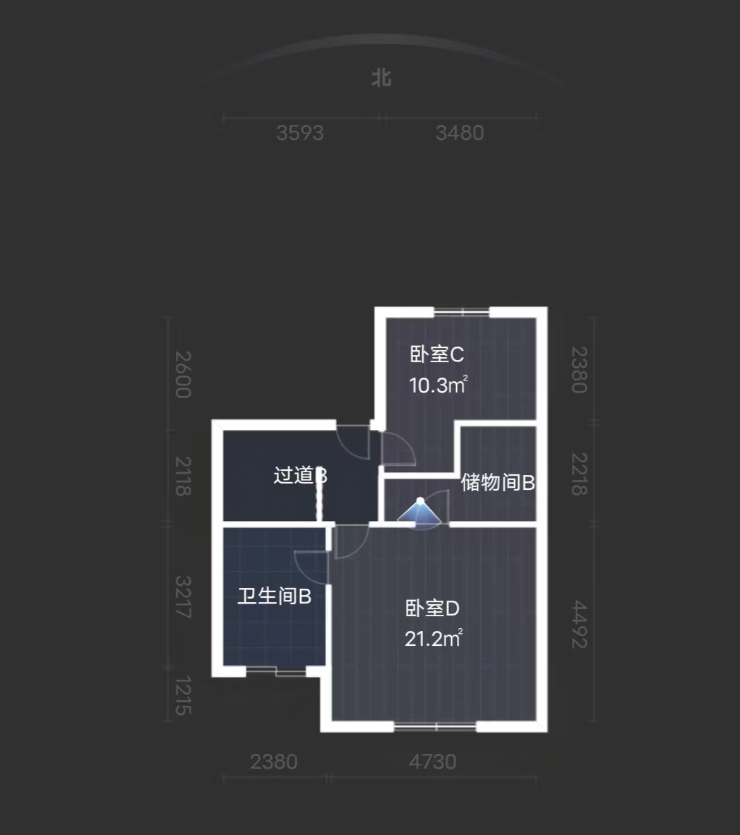 景瑞御府 4室3厅2卫 163m&sup2;