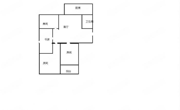 江景苑小区 3室2厅2卫 137.00m&sup2;