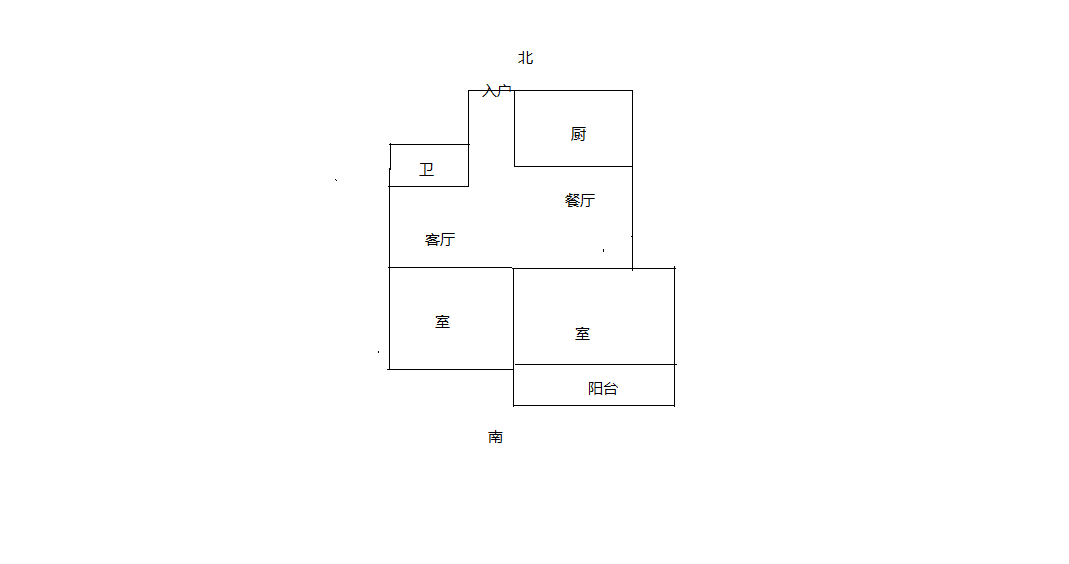 尚海城 2室2厅1卫 89m&sup2;