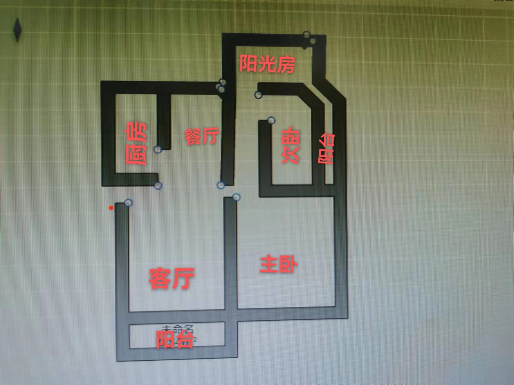 吴中豪景华庭 2室1厅1卫 89m&sup2;