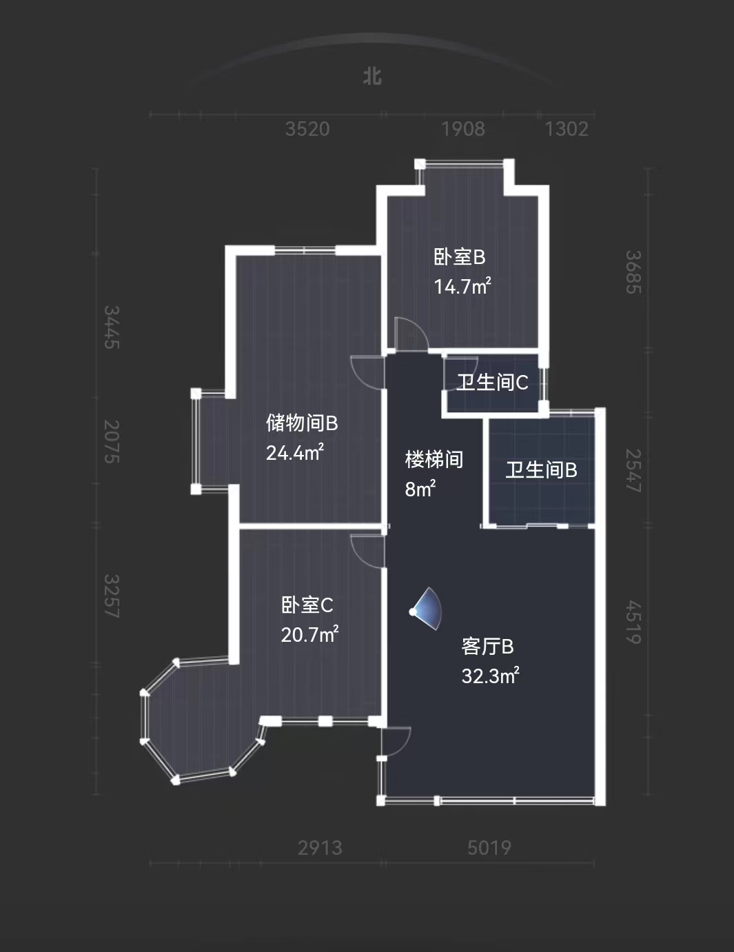 金沙阳光府邸 6室3厅3卫 256m&sup2;