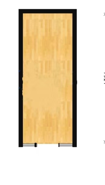 鸿运装饰城 1室1厅1卫 53.09m&sup2;