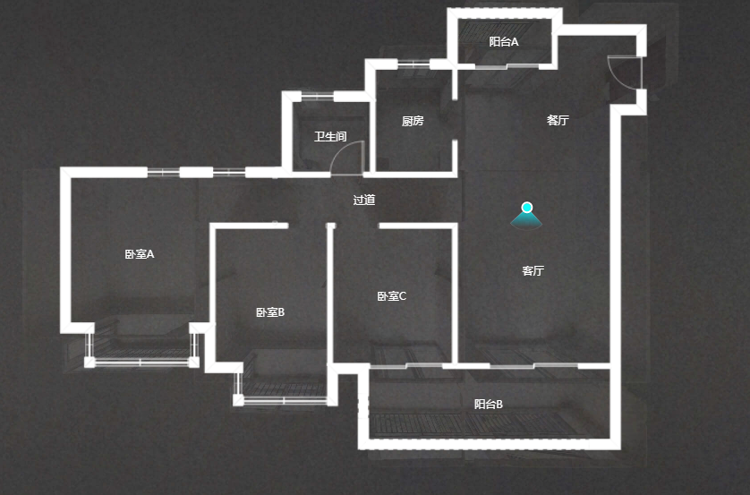 佳源都市 3室2厅1卫 116.76m&sup2;
