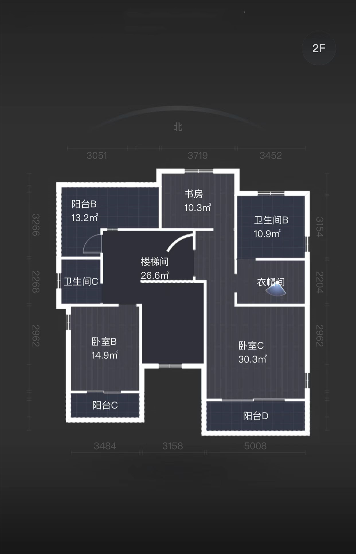 优山美地花园南区 5室2厅4卫 288.00m&sup2;