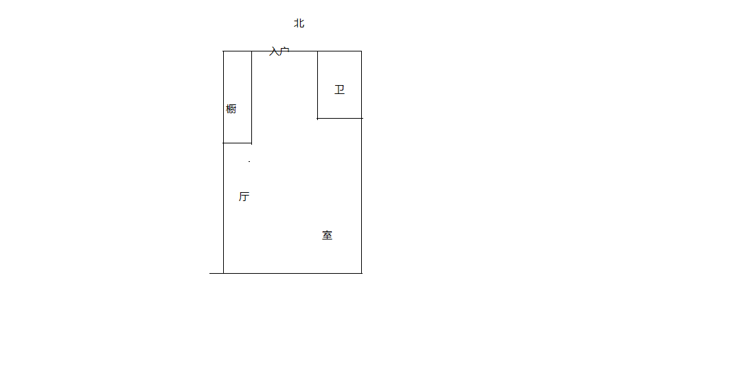 崇川星光域 1室1厅1卫 16.00m&sup2;