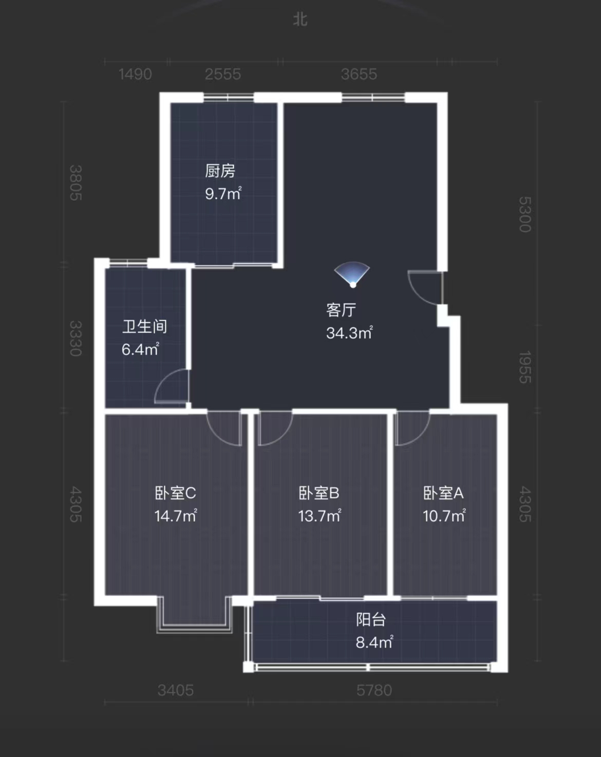 学林东苑 5室2厅3卫 142.00m&sup2;