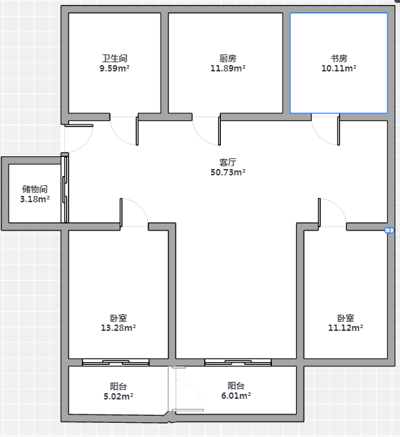 北濠桥东村 3室2厅1卫 110m&sup2;
