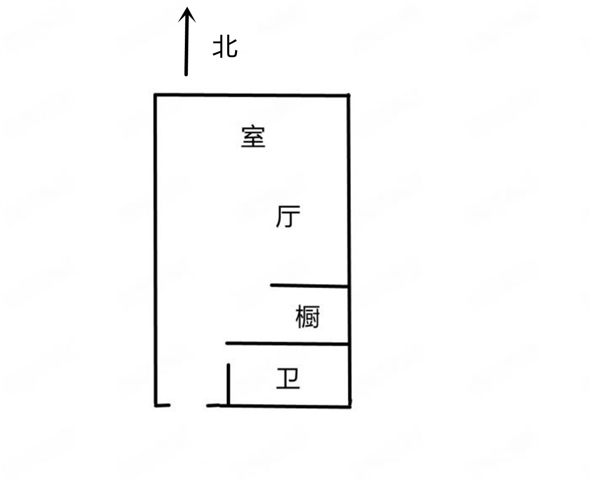 汇金国际 1室1厅1卫 58m&sup2;