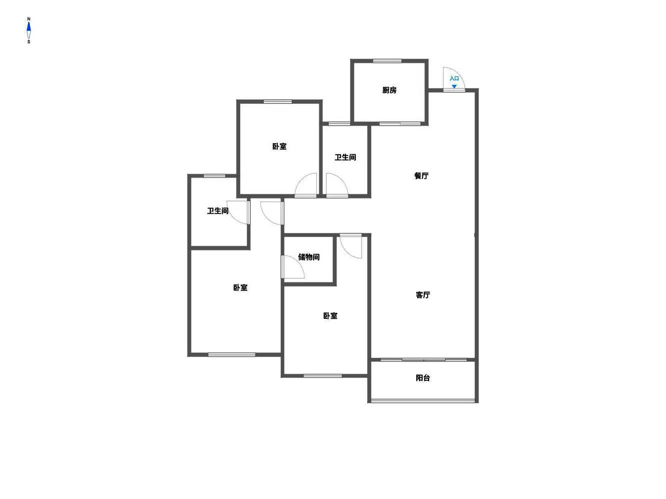 紫御四季 3室2厅2卫 112m&sup2;