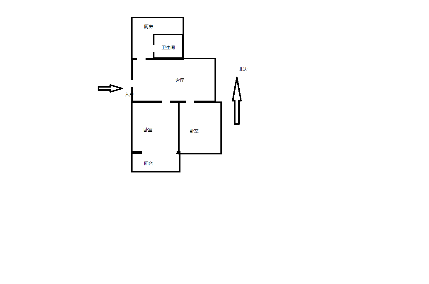 新建路新村 3室1厅1卫 81m&sup2;