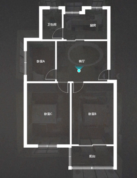 八角亭东一区 3室2厅1卫 81m&sup2;